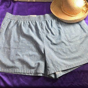 NEW 📌Sonoma Mid Rise Ultra Comfort Waistband Plus Size Shorts with Pockets